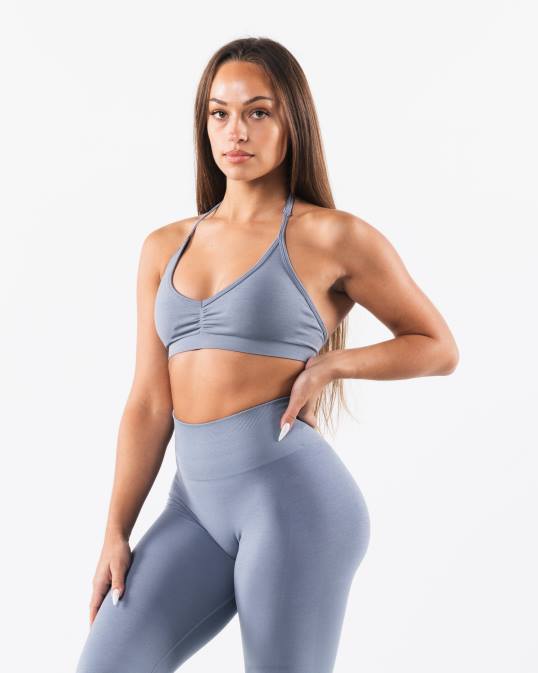 amplificar sujetador halter mujer Alphalete 08R816 ropa agua quieta azul