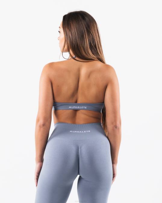 amplificar sujetador halter mujer Alphalete 08R816 ropa agua quieta azul