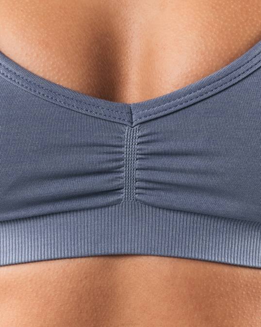 amplificar sujetador halter mujer Alphalete 08R816 ropa agua quieta azul