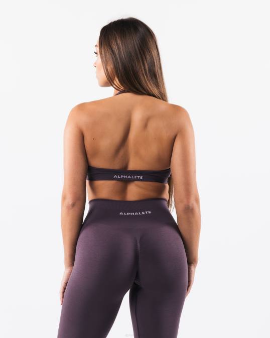 amplificar sujetador halter mujer Alphalete 08R822 ropa paloma morada