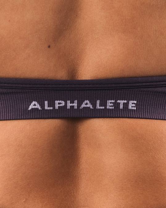 amplificar sujetador halter mujer Alphalete 08R822 ropa paloma morada