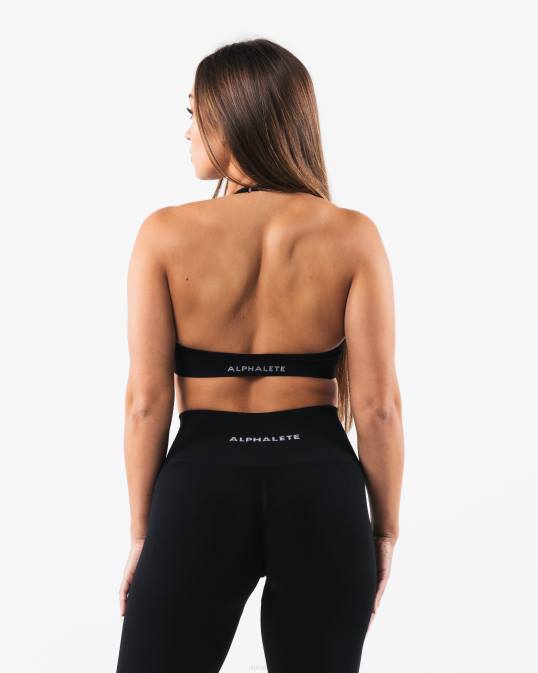 amplificar sujetador halter mujer Alphalete 08R824 ropa negro