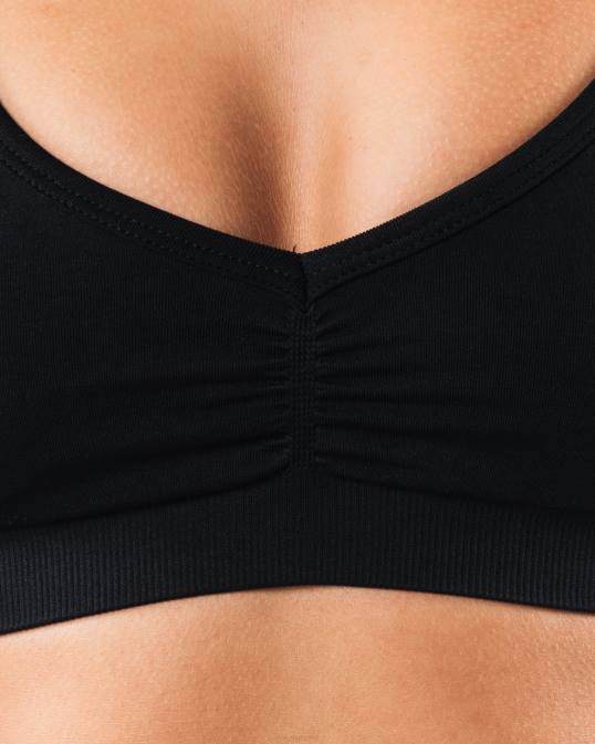 amplificar sujetador halter mujer Alphalete 08R824 ropa negro