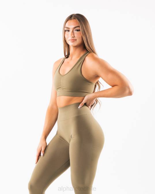 amplificar sujetador mujer Alphalete 08R8105 ropa sauce verde