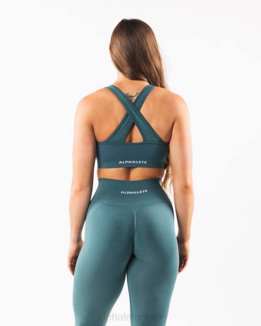 amplificar sujetador mujer Alphalete 08R8109 ropa océano azul