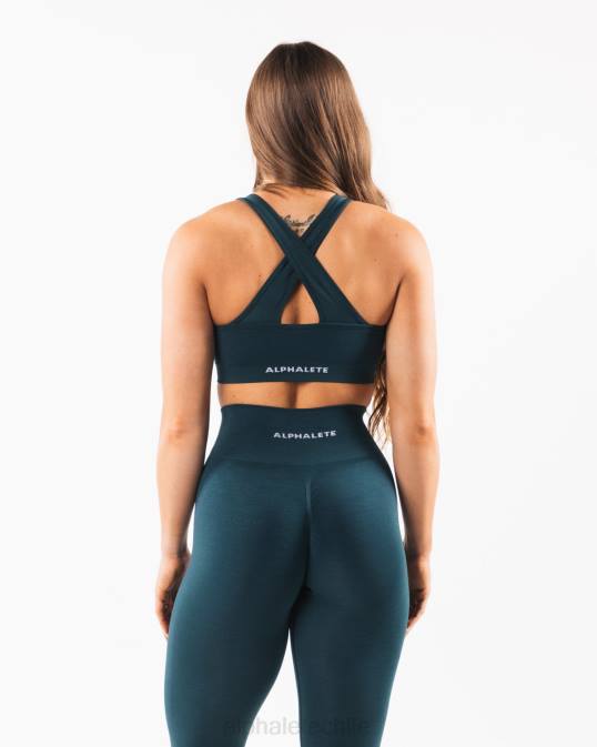 amplificar sujetador mujer Alphalete 08R8111 ropa azul medianoche