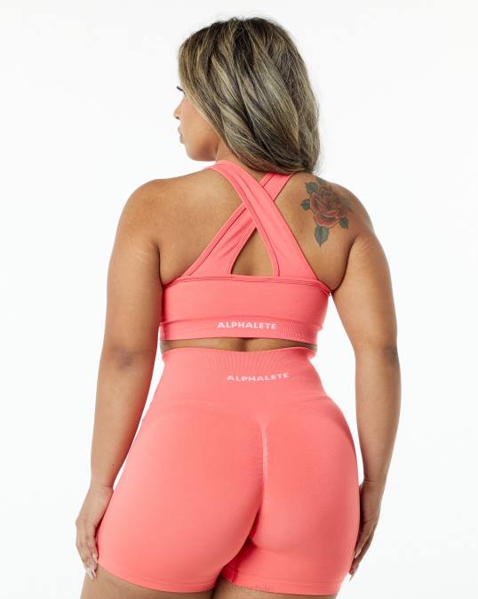 amplificar sujetador mujer Alphalete 08R8116 ropa píxel rosa