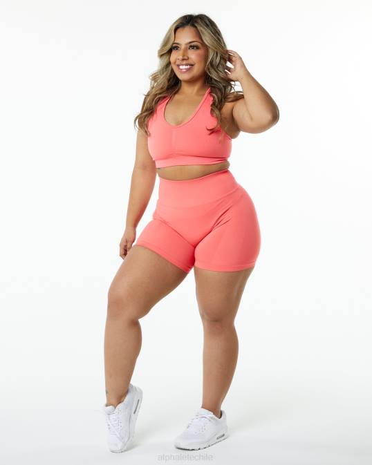 amplificar sujetador mujer Alphalete 08R8116 ropa píxel rosa
