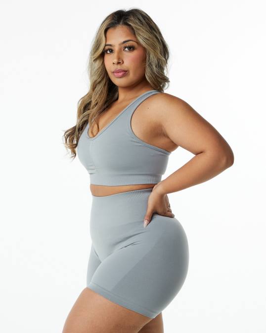 amplificar sujetador mujer Alphalete 08R8120 ropa gris utilitario