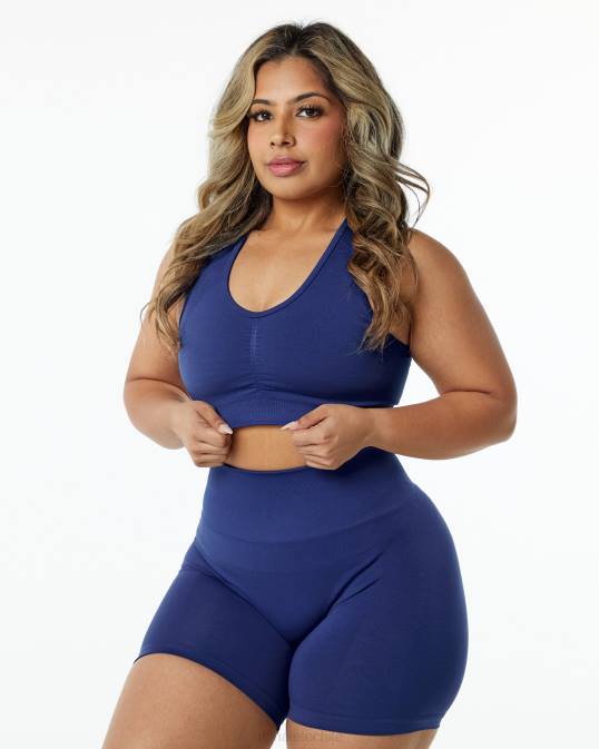 amplificar sujetador mujer Alphalete 08R8122 ropa verdadero azul índigo