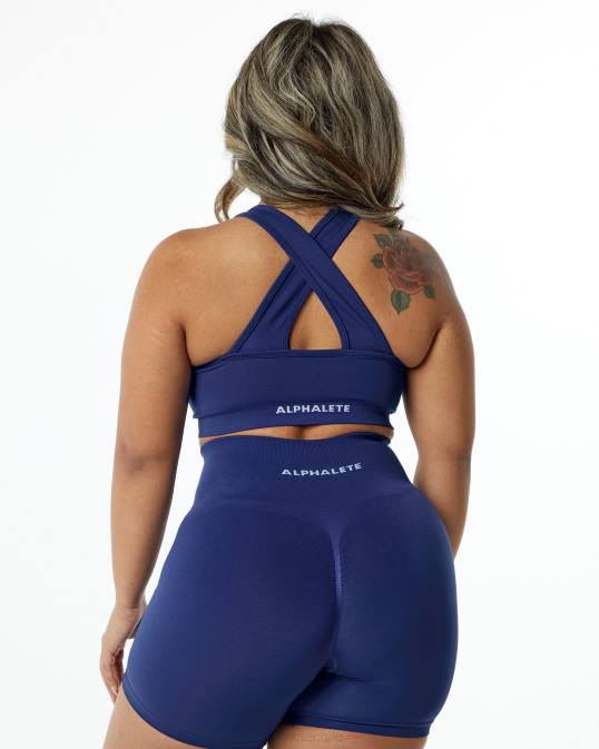 amplificar sujetador mujer Alphalete 08R8122 ropa verdadero azul índigo