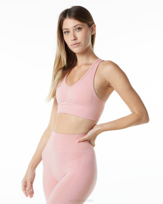 amplificar sujetador mujer Alphalete 08R8130 ropa flor rosa
