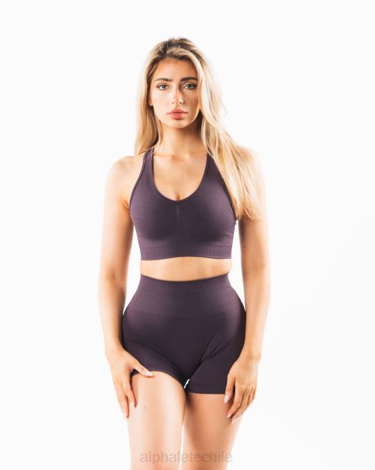 amplificar sujetador mujer Alphalete 08R823 ropa paloma morada
