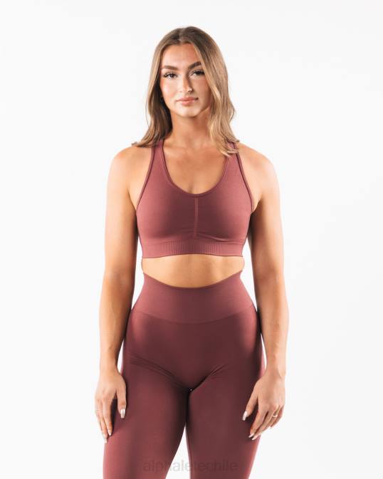 amplificar sujetador mujer Alphalete 08R899 ropa otoño rojo