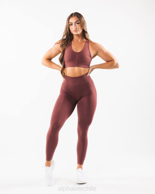 amplificar sujetador mujer Alphalete 08R899 ropa otoño rojo