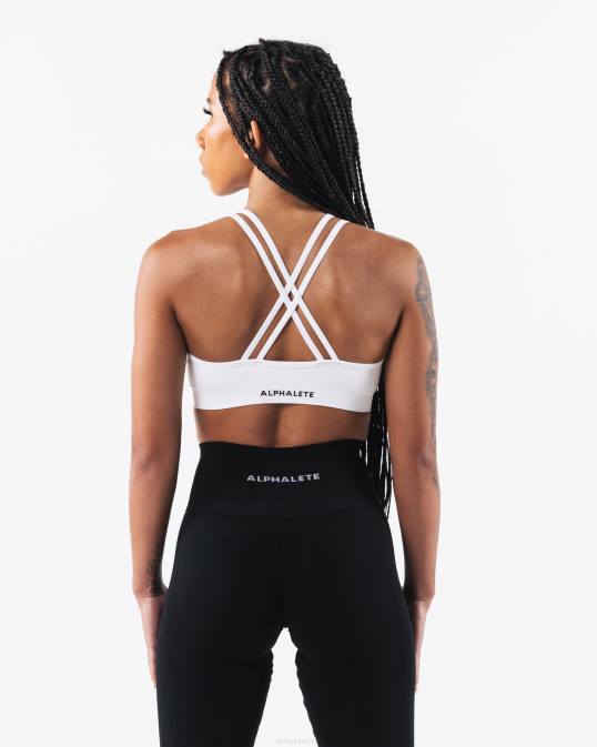 amplificar sujetador v profundo mujer Alphalete 08R82 ropa blanco