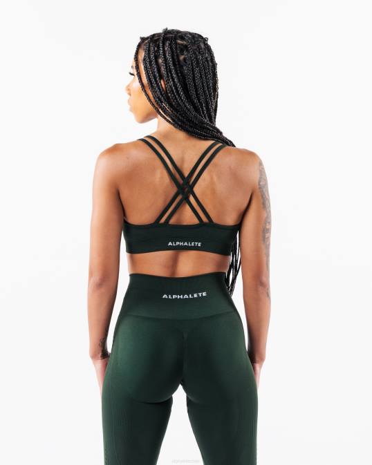 amplificar sujetador v profundo mujer Alphalete 08R87 ropa parque central verde