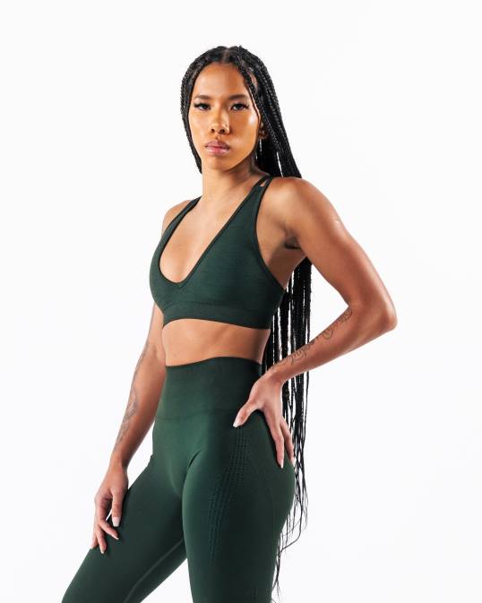 amplificar sujetador v profundo mujer Alphalete 08R87 ropa parque central verde