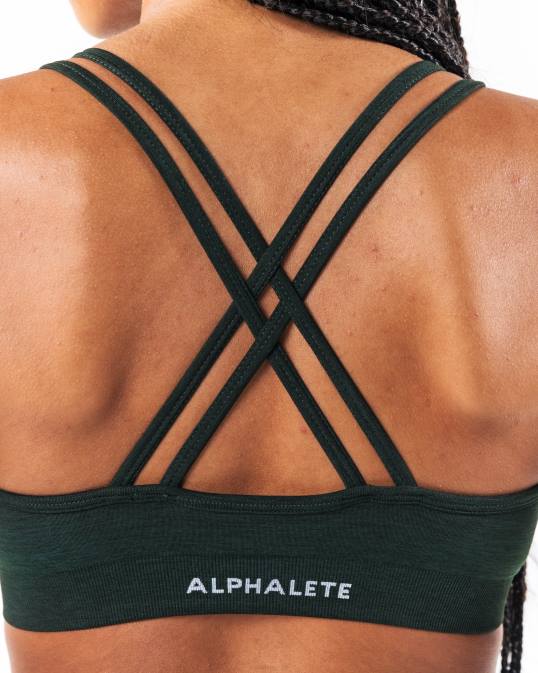 amplificar sujetador v profundo mujer Alphalete 08R87 ropa parque central verde
