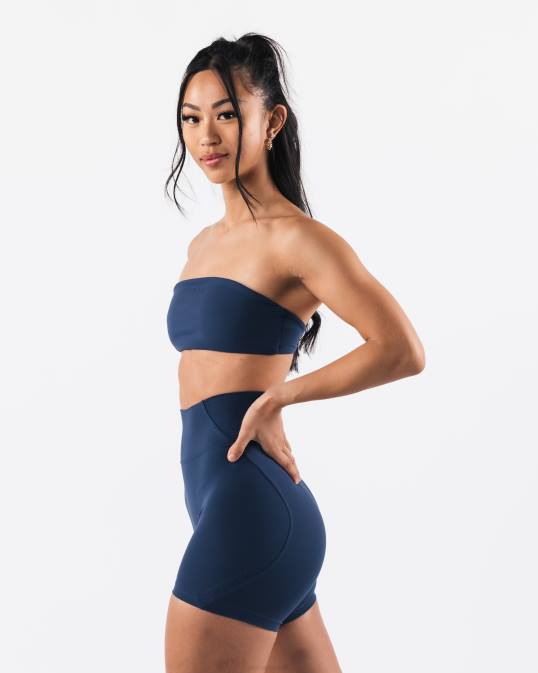 bandeau de aura mujer Alphalete 08R836 ropa azul tinta
