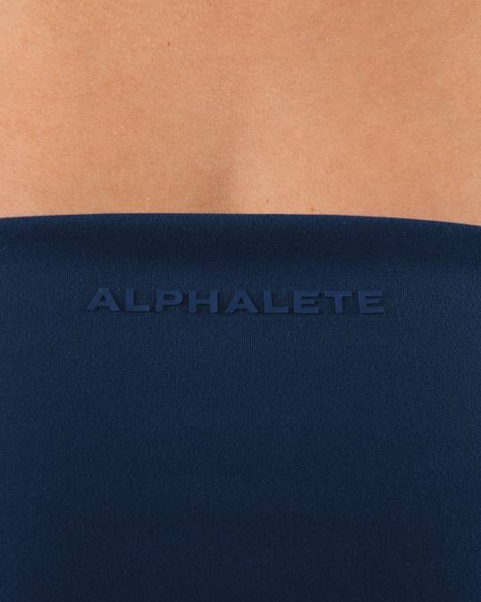 bandeau de aura mujer Alphalete 08R836 ropa azul tinta