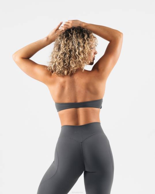 bandeau de aura mujer Alphalete 08R850 ropa gris peltre