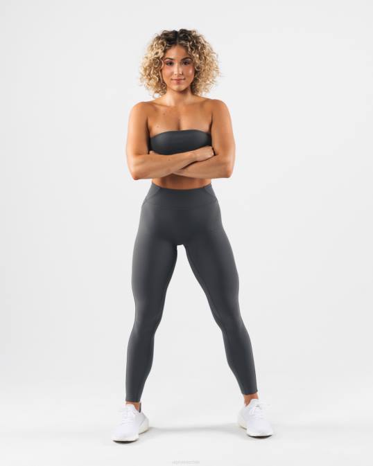 bandeau de aura mujer Alphalete 08R850 ropa gris peltre