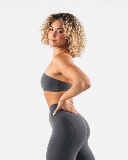 bandeau de aura mujer Alphalete 08R850 ropa gris peltre