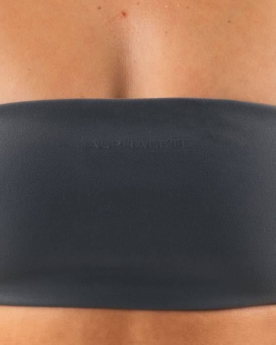 bandeau de aura mujer Alphalete 08R850 ropa gris peltre