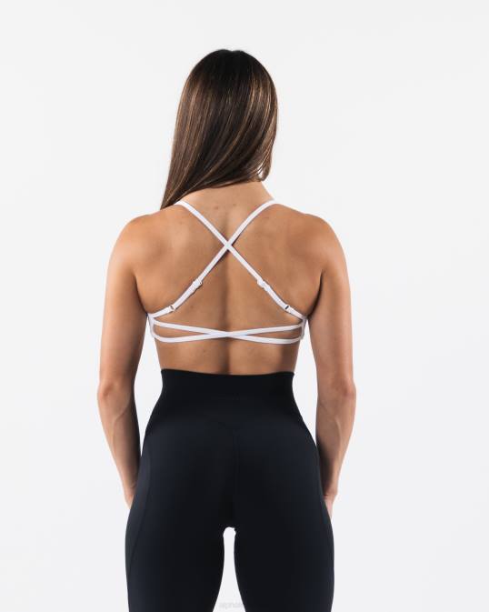 sujetador con tiras aura mujer Alphalete 08R842 ropa blanco