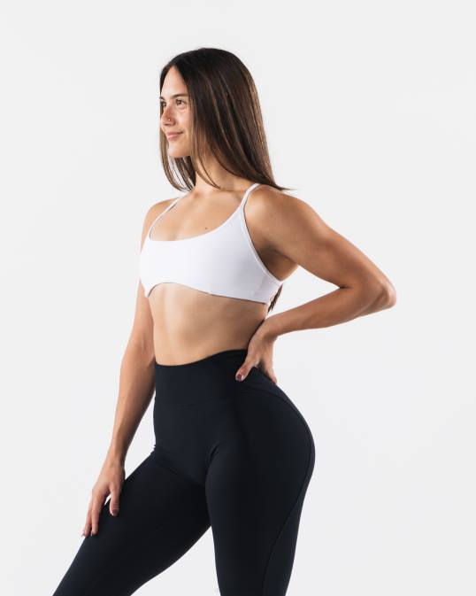 sujetador con tiras aura mujer Alphalete 08R842 ropa blanco