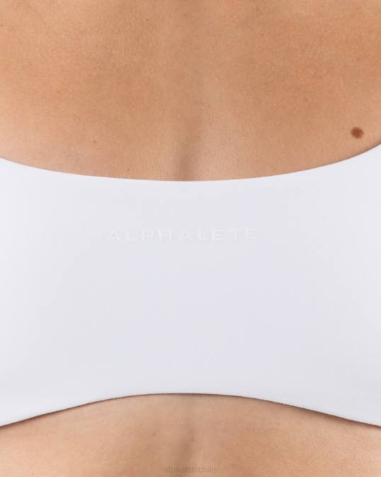 sujetador con tiras aura mujer Alphalete 08R842 ropa blanco