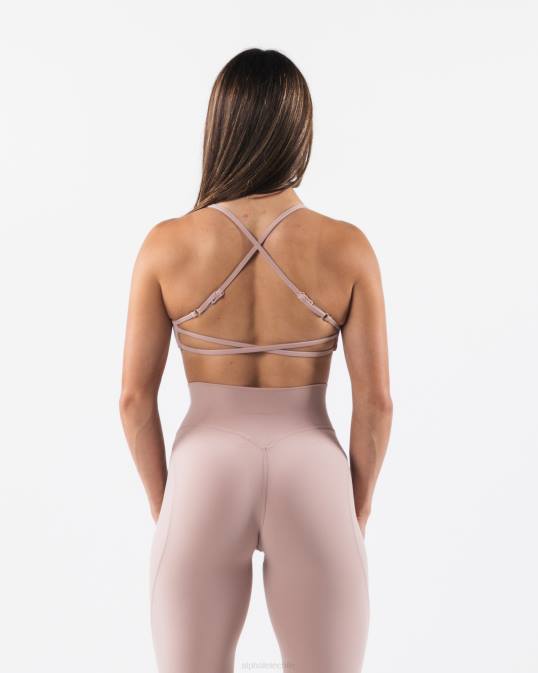 sujetador con tiras aura mujer Alphalete 08R845 ropa marrón porcelana
