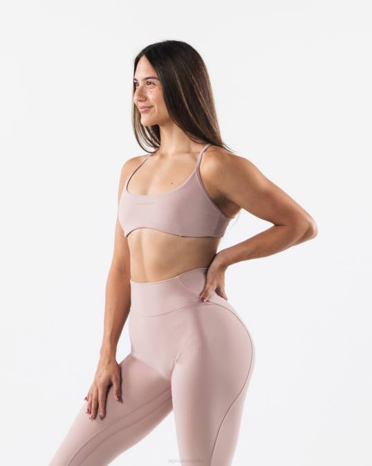 sujetador con tiras aura mujer Alphalete 08R845 ropa marrón porcelana