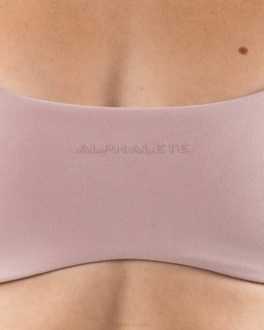 sujetador con tiras aura mujer Alphalete 08R845 ropa marrón porcelana