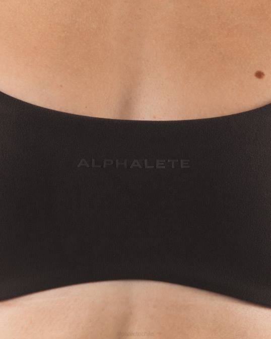 sujetador con tiras aura mujer Alphalete 08R854 ropa marrón cachemira