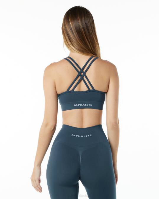 sujetador de renacimiento mujer Alphalete 08R8125 ropa ballena azul