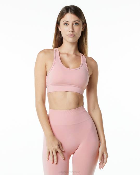sujetador de renacimiento mujer Alphalete 08R8131 ropa flor rosa