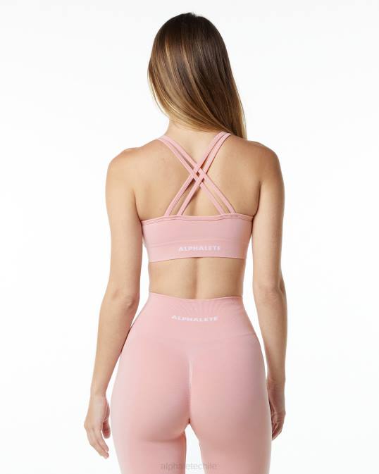 sujetador de renacimiento mujer Alphalete 08R8131 ropa flor rosa