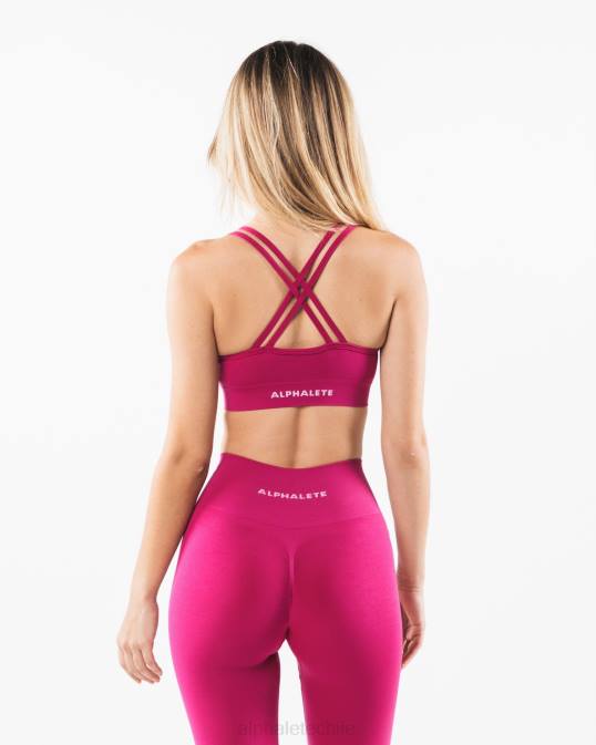 sujetador de renacimiento mujer Alphalete 08R872 ropa rosa magenta