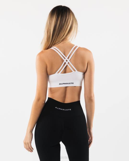 sujetador de renacimiento mujer Alphalete 08R878 ropa blanco