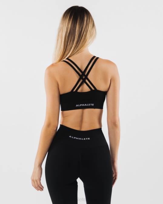 sujetador de renacimiento mujer Alphalete 08R879 ropa negro