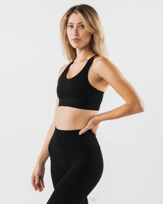 sujetador de renacimiento mujer Alphalete 08R879 ropa negro