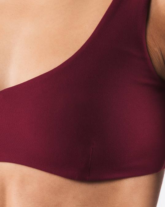 sujetador esculpido aura mujer Alphalete 08R829 ropa grulla roja