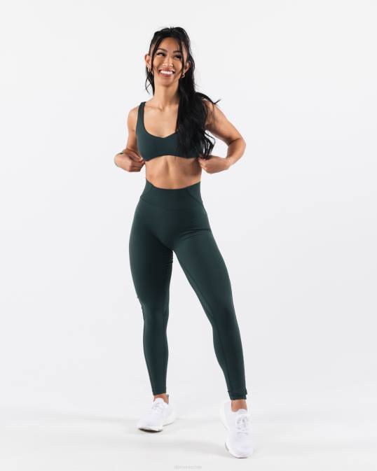 sujetador esculpido aura mujer Alphalete 08R830 ropa verde ciprés