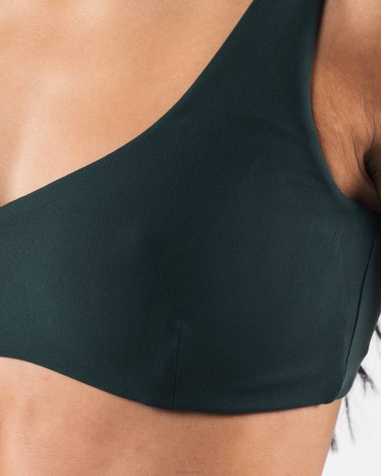 sujetador esculpido aura mujer Alphalete 08R830 ropa verde ciprés