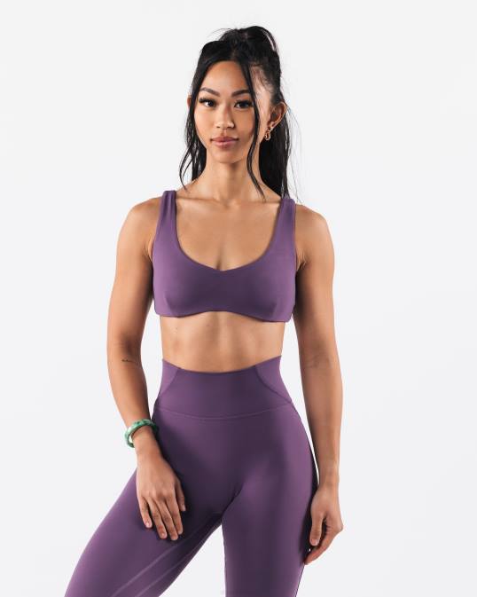 sujetador esculpido aura mujer Alphalete 08R835 ropa aster morado