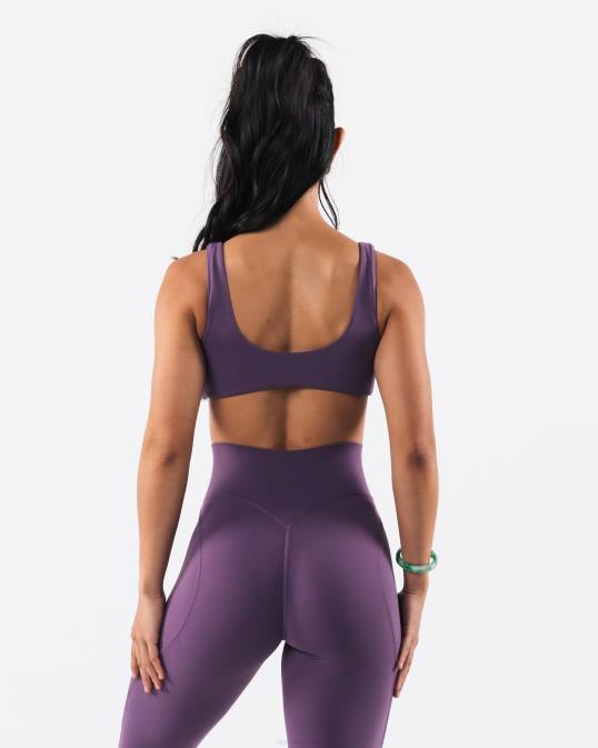 sujetador esculpido aura mujer Alphalete 08R835 ropa aster morado