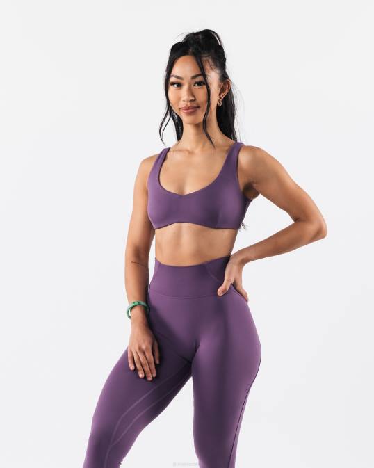sujetador esculpido aura mujer Alphalete 08R835 ropa aster morado