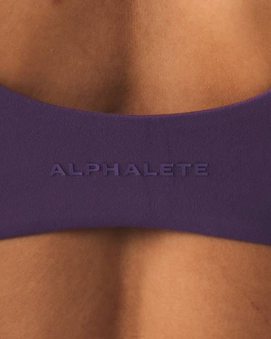 sujetador esculpido aura mujer Alphalete 08R835 ropa aster morado